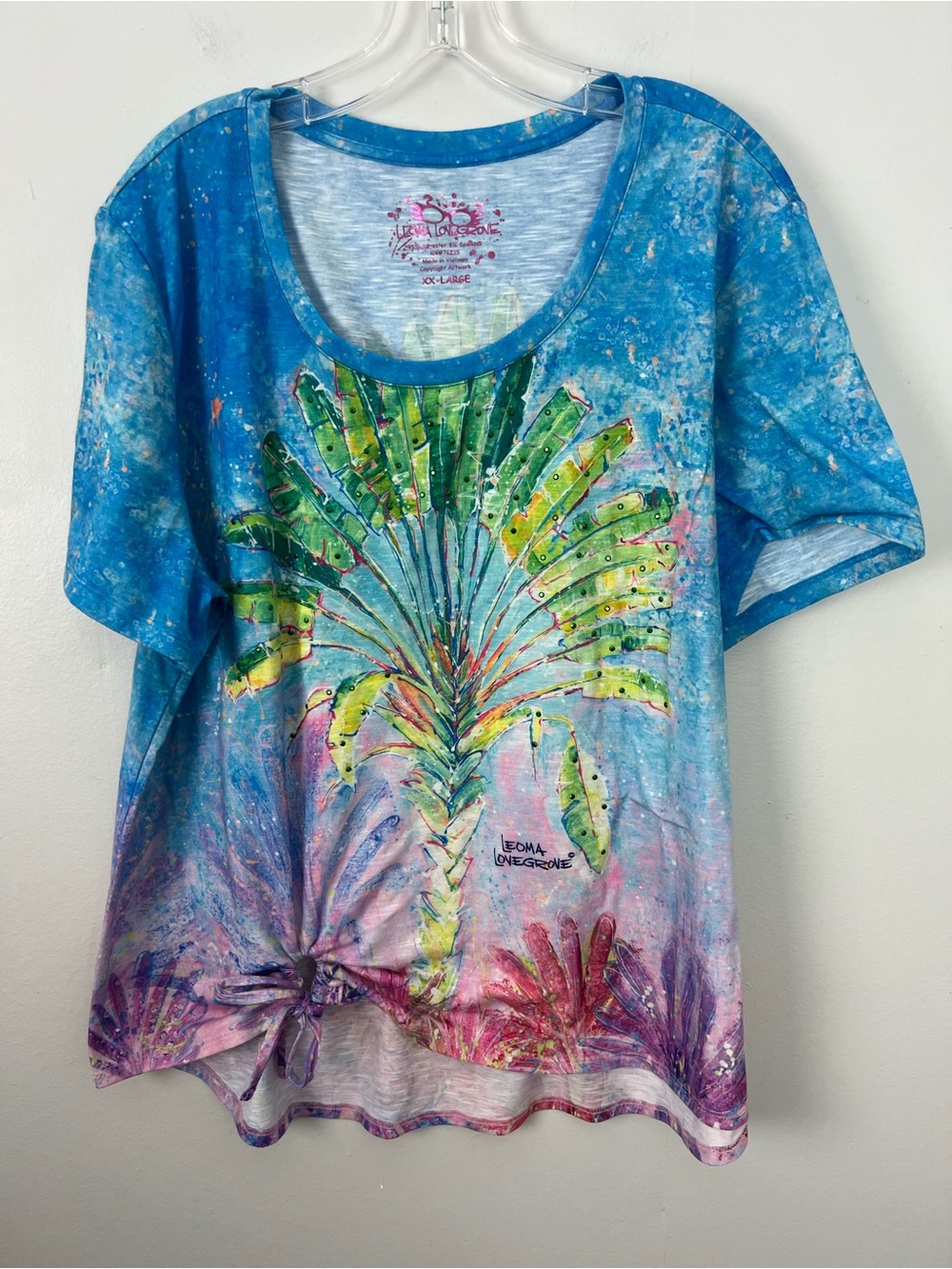 Leoma Lovegrove Palm Print Short Sleeve Tee
